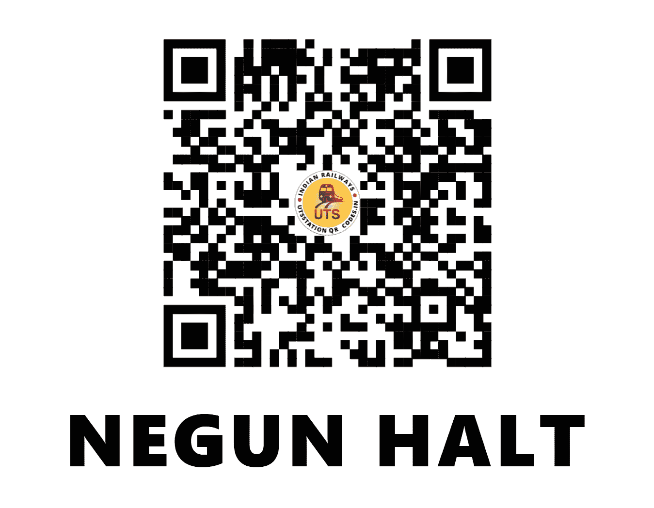 UTS QR Code for NEGUN HALT - NGX - ER (WEST BENGAL)